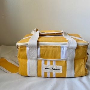 Business & Pleasure Cooler Bag Yellow Stripes
